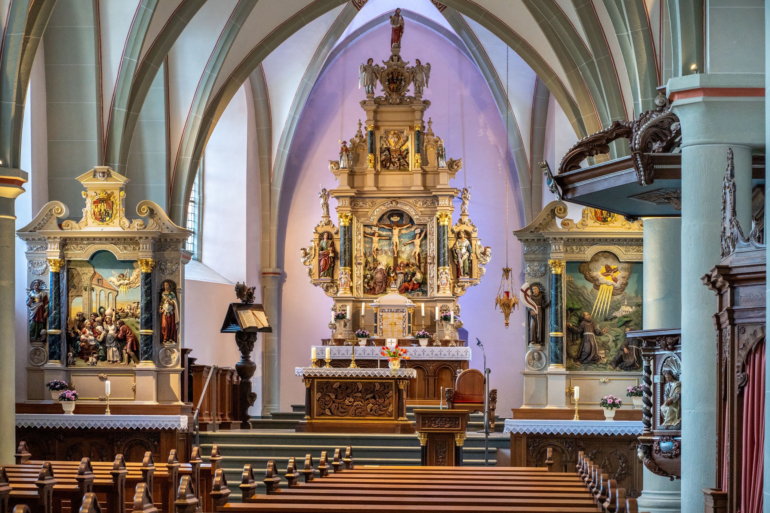 Eröffnet wird das Klosterfestival am 5. Juli in der Rietberger Klosterkirche St. Katharina. (Foto: OWL Klosterlandschaften)