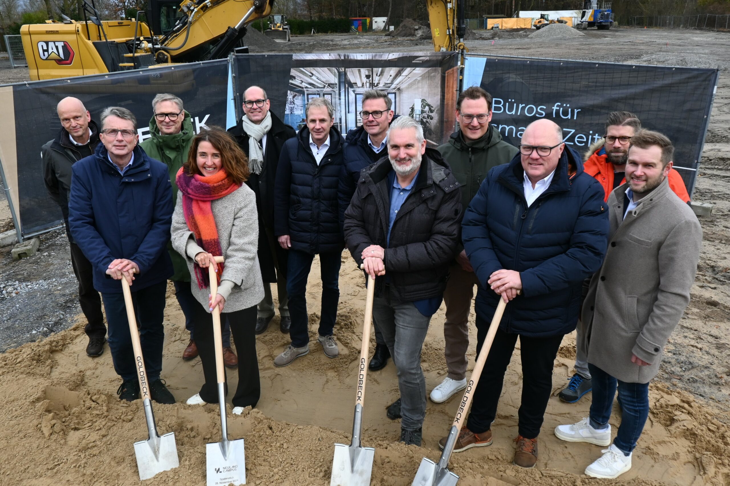 Spatenstich Neuland-Campus. (Foto: RSA/Pfaff)